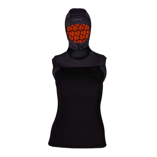 THERMIQ - Weste mit Kapuze Damen 5/3mm